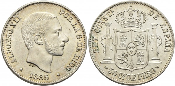 Münze-Philippinen-Spanische-Herrschaft-50-Centavos-VIA11235