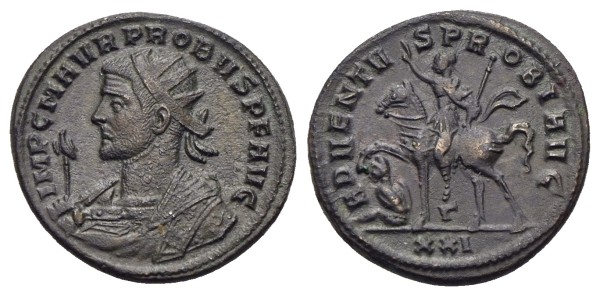 Antike-römische-Kaiserzeit-Probus-Antoninian-277-Siscia-VIA12982