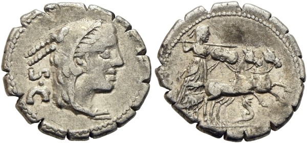 Münze-Römische-Republik-Procilius-Denar-80-v-Chr-Rom-VIA12405