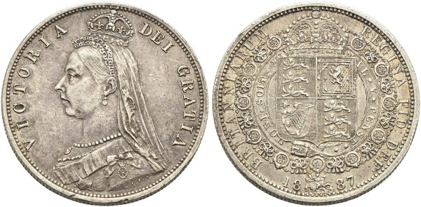 Münze-Großbritannien-England-Victoria-Crown-VIA11677