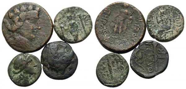 Münze-Antike-Griechenland-Lot-VIA11259
