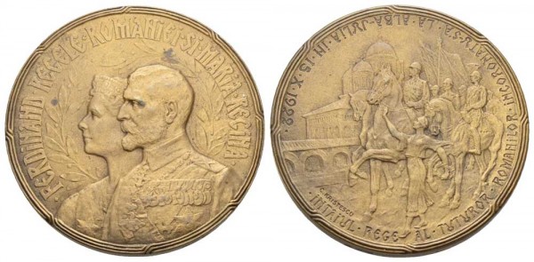 Medaille-Rumänien-Ferdinand-I-Kristescu-Karlsburg-VIA11314