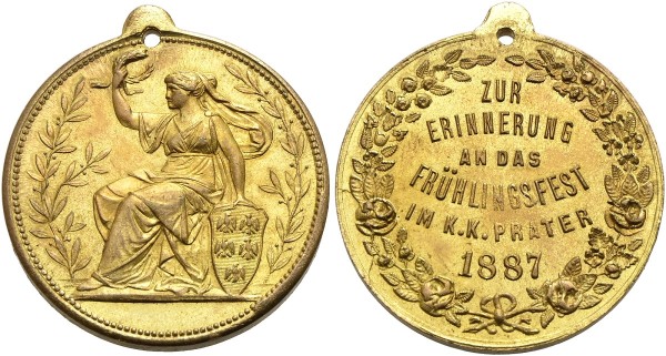 Münze-Medaille-RDR-Österreich-Franz-Joseph-Prater-VIA11688